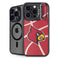 University of Louisville Red Basketball iPhone 15 Pro Kickstand Case